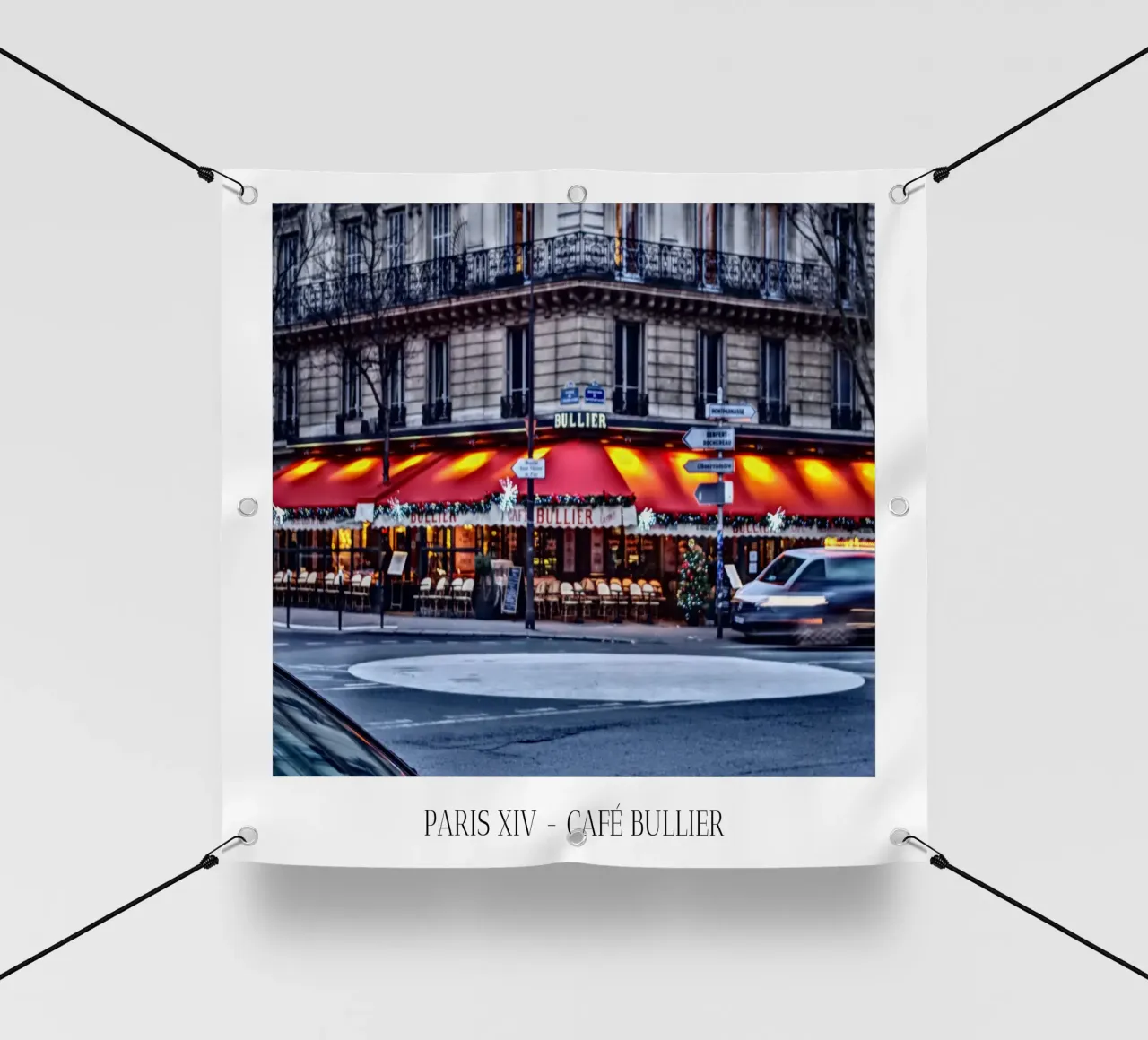 Café Bullier - Paris XIV telo in pvc da fanny-bianca