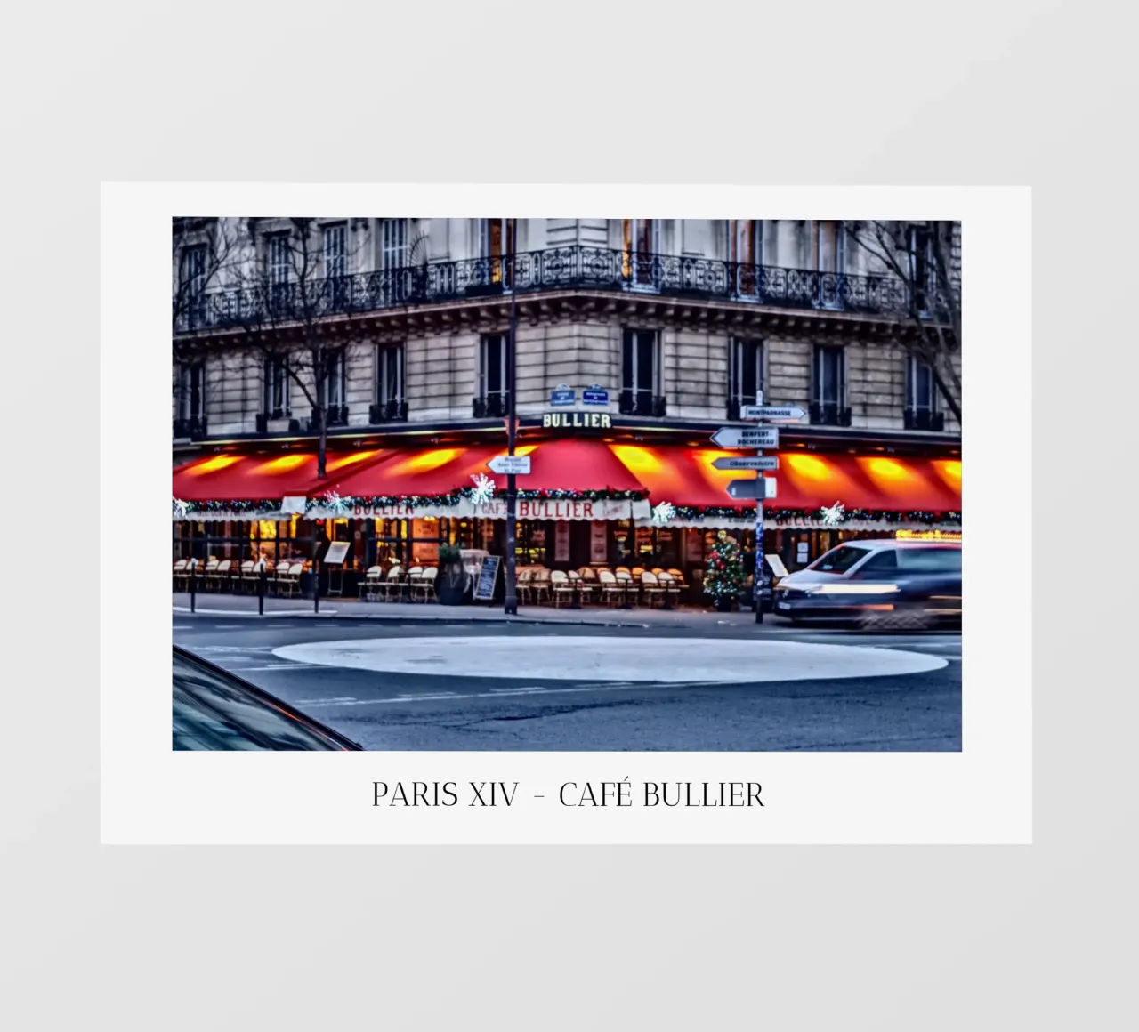 Café Bullier - Paris XIV telo in pvc da fanny-bianca