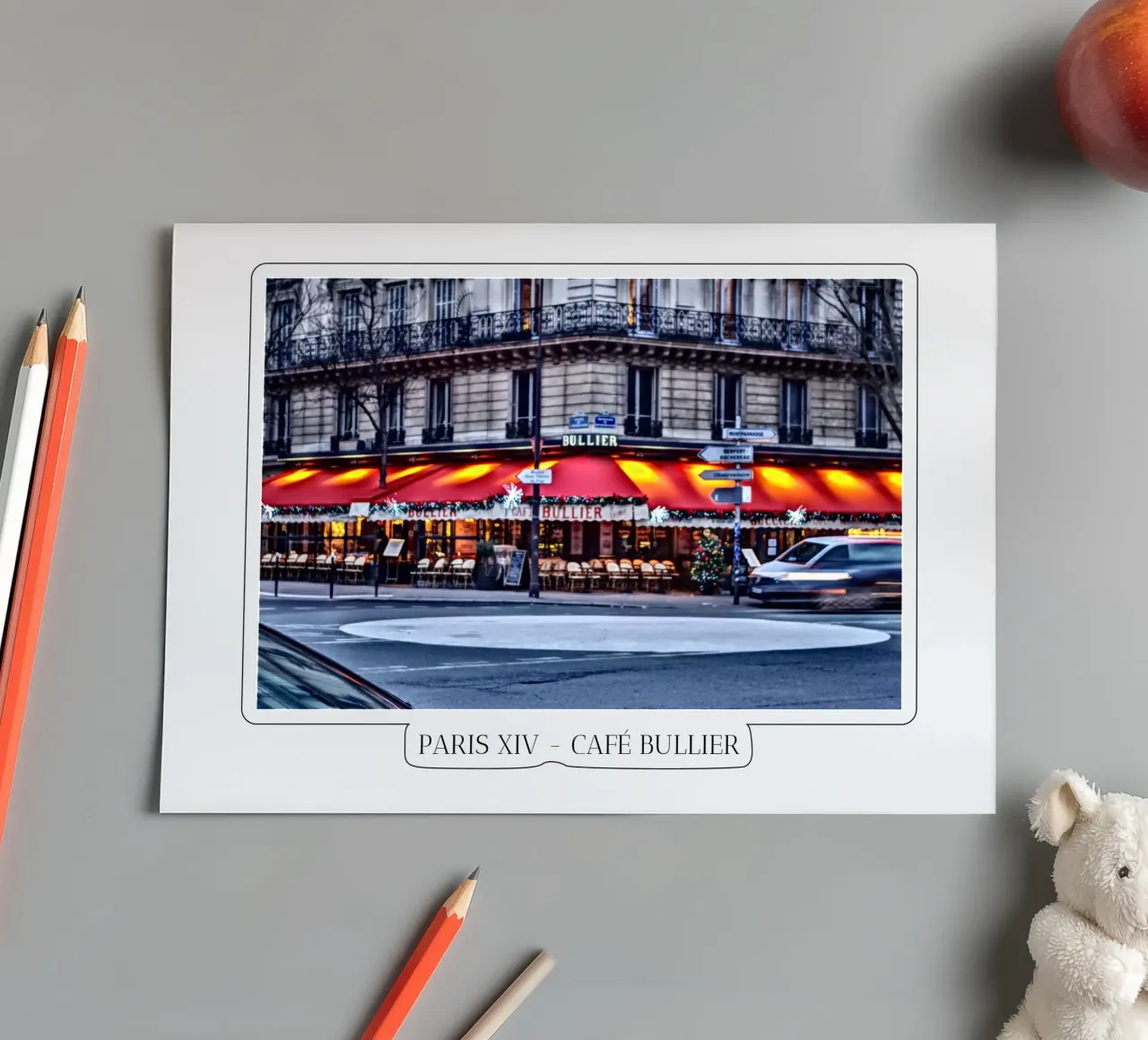 Café Bullier - Paris XIV sticker sheet by fanny-bianca