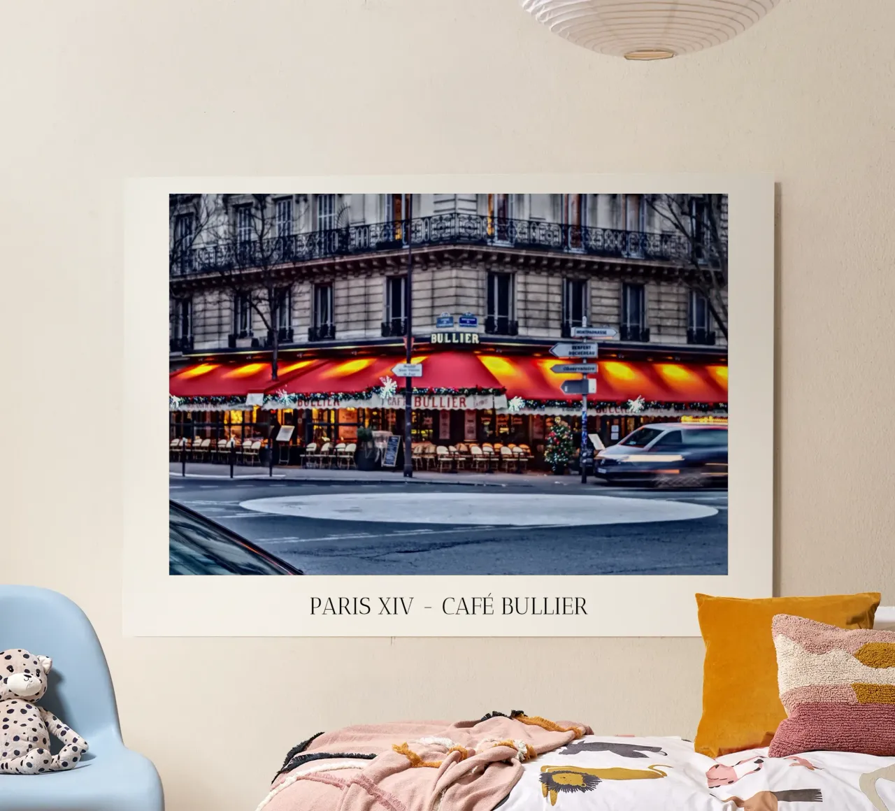 Café Bullier - Paris XIV alluminio dibond da fanny-bianca