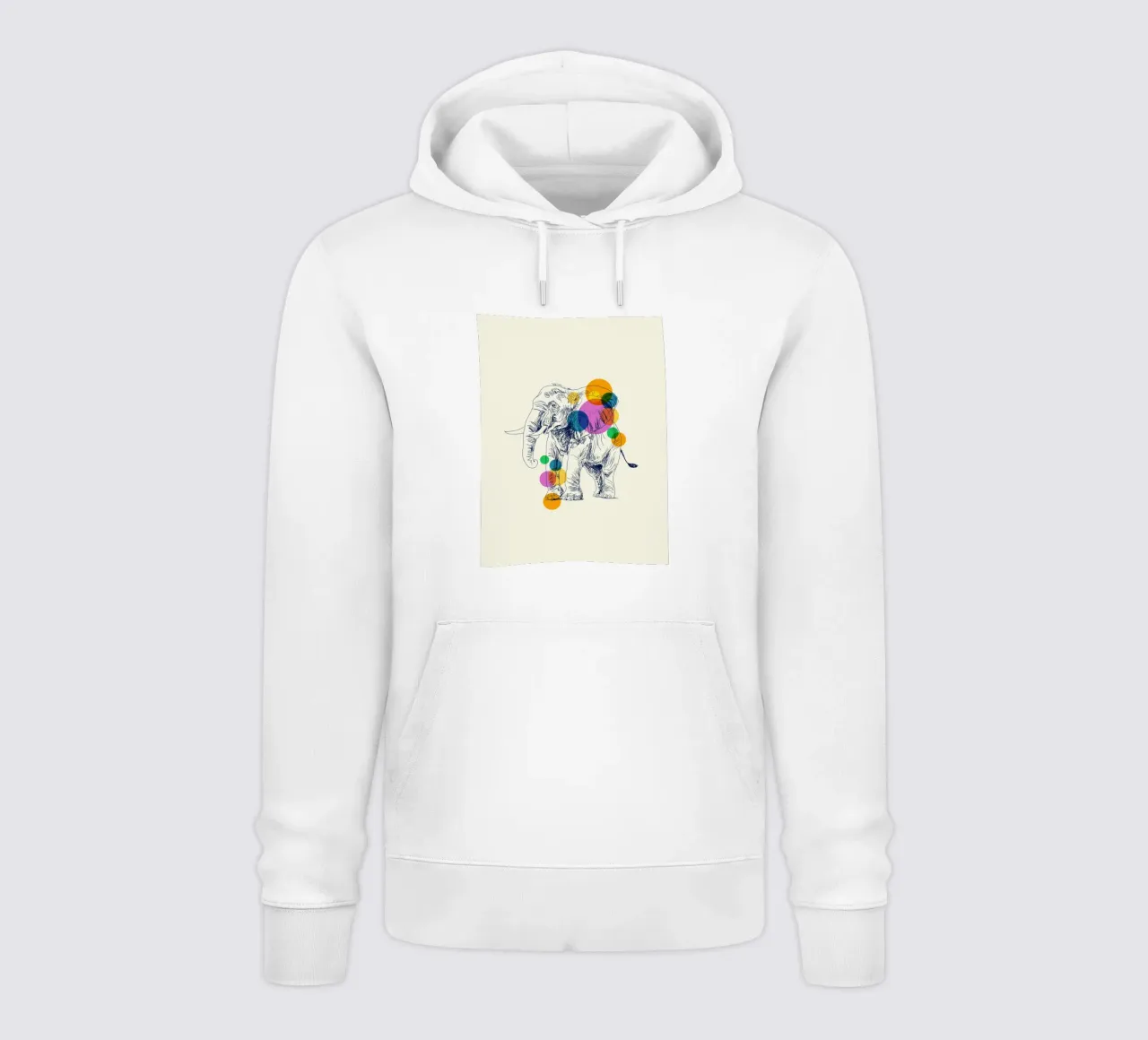 Elephant in Color felpa con cappuccio da Indigo Rain