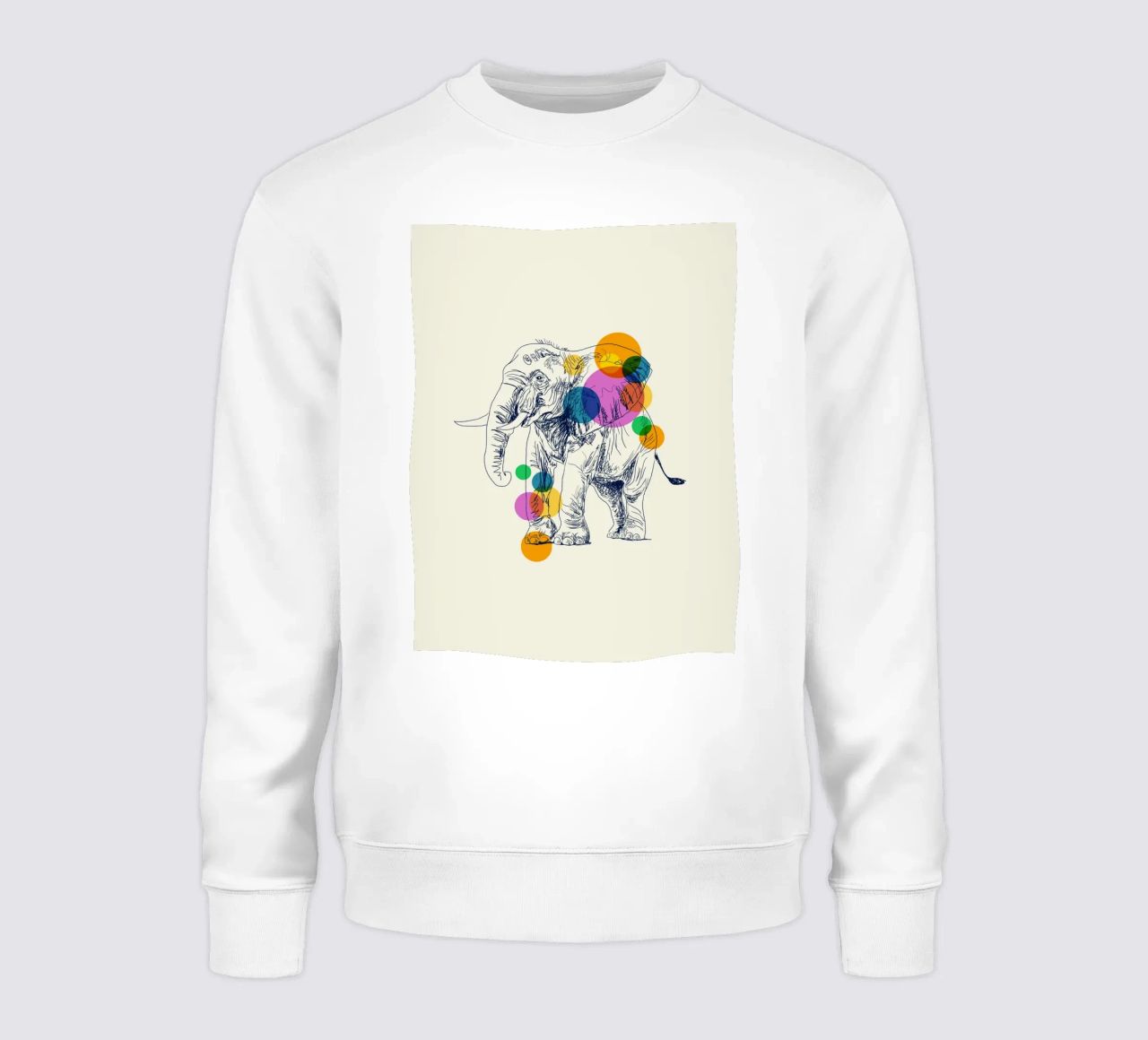 Elephant in Color felpa da Indigo Rain