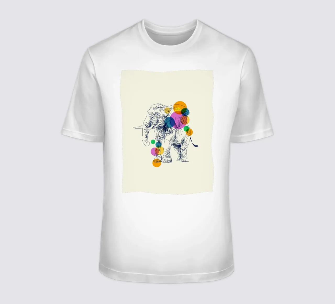 Elephant in Color t-shirt da Indigo Rain