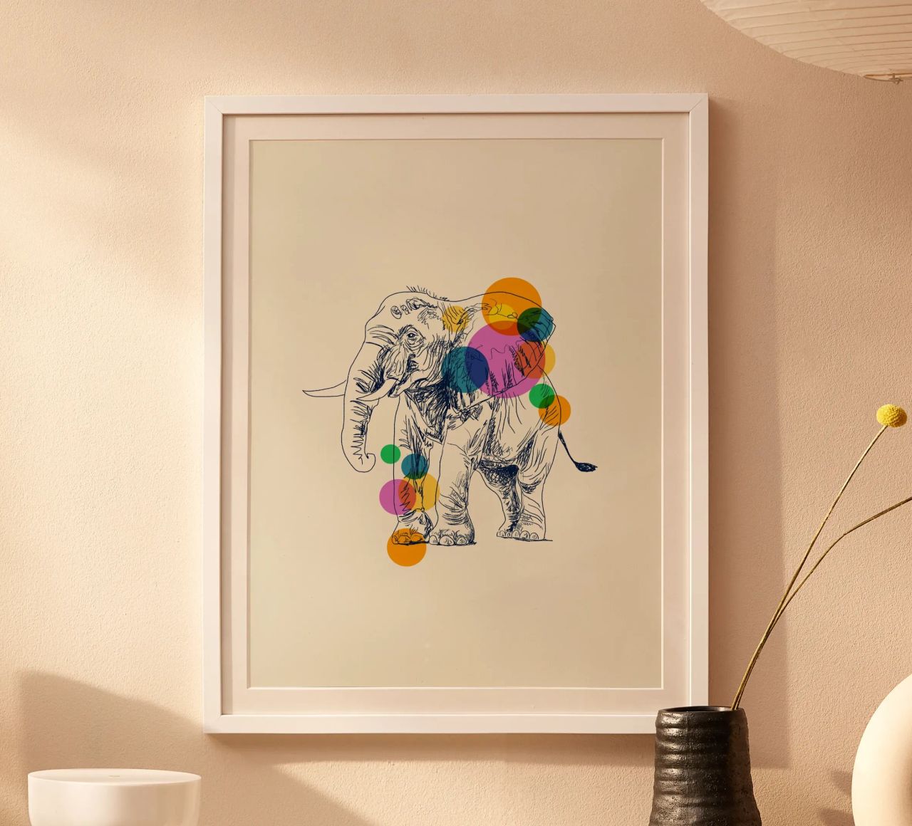 Elephant in Color carta hahnemühle da Indigo Rain