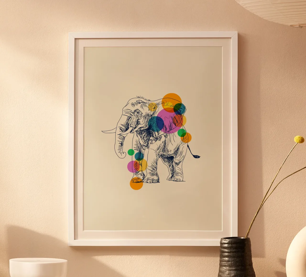 Elephant in Color poster by Indigo Rain