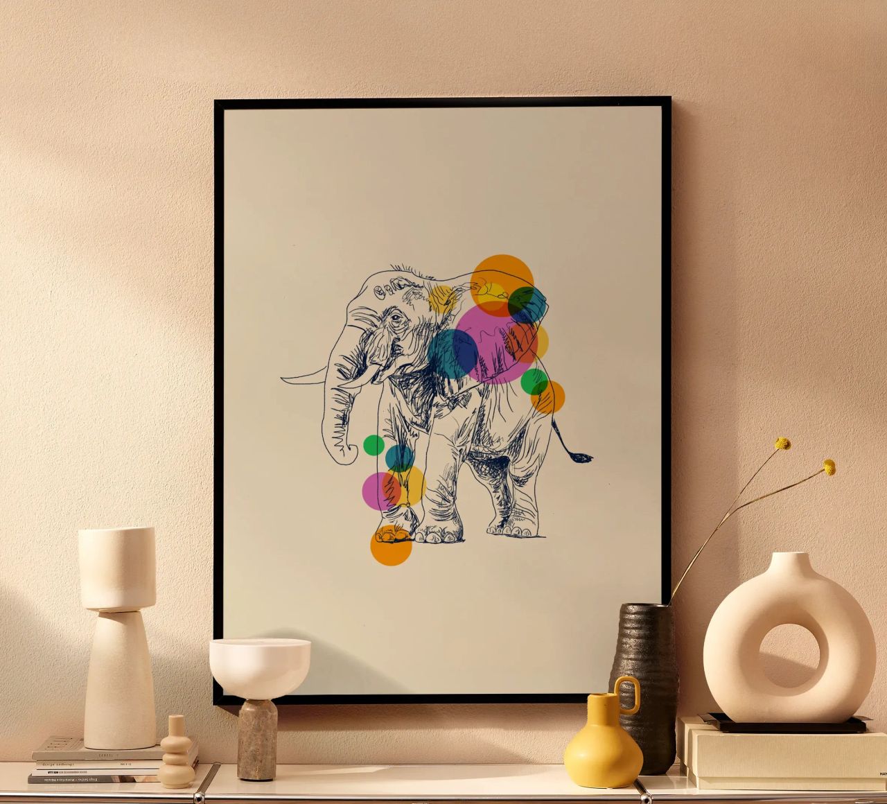 Elephant in Color carta hahnemühle da Indigo Rain