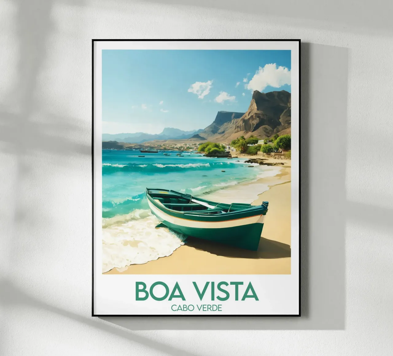 Affiche Boa Vista Cap-Vert plexiglass da Frame the World