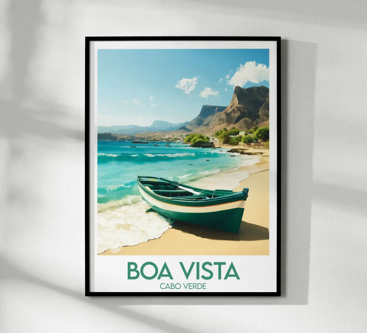 Affiche Boa Vista Cap-Vert Poster von Frame the World
