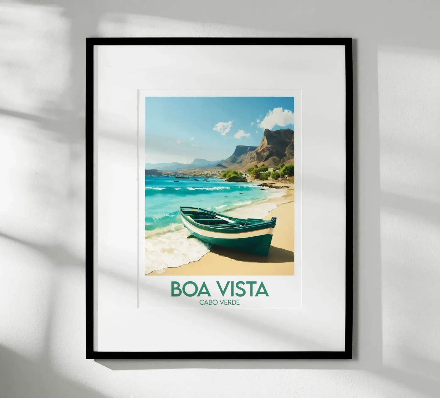 Affiche Boa Vista Cap-Vert hahnemühle van Frame the World