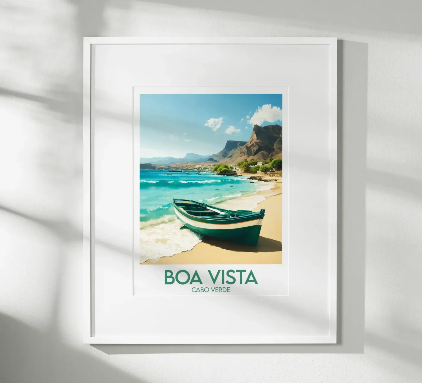 Affiche Boa Vista Cap-Vert hahnemühle van Frame the World