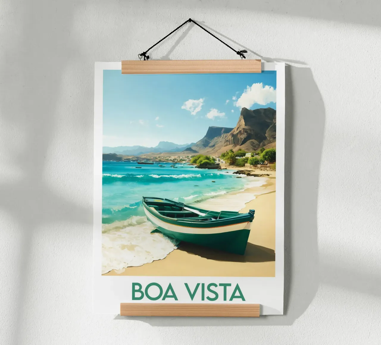 Affiche Boa Vista Cap-Vert Poster von Frame the World