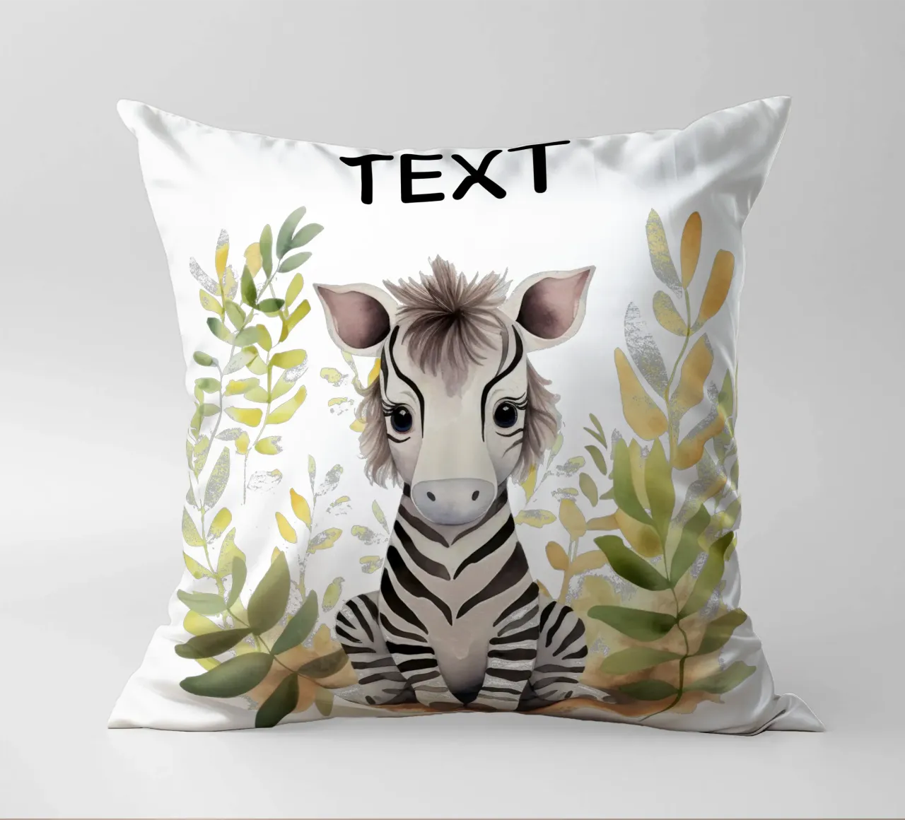 Baby zebra cuscino da BABY ART PRINTS