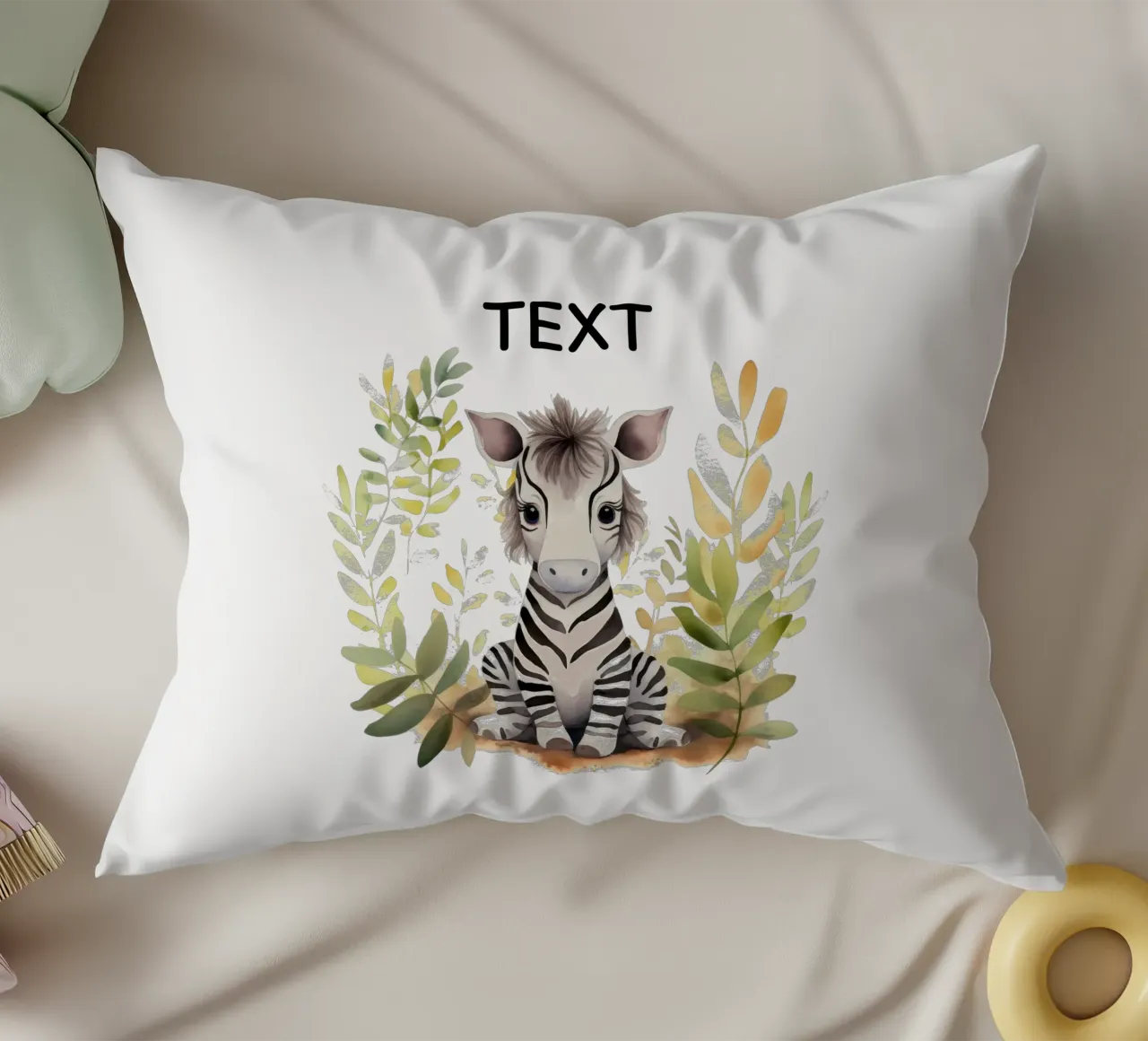 Baby zebra cuscino da BABY ART PRINTS