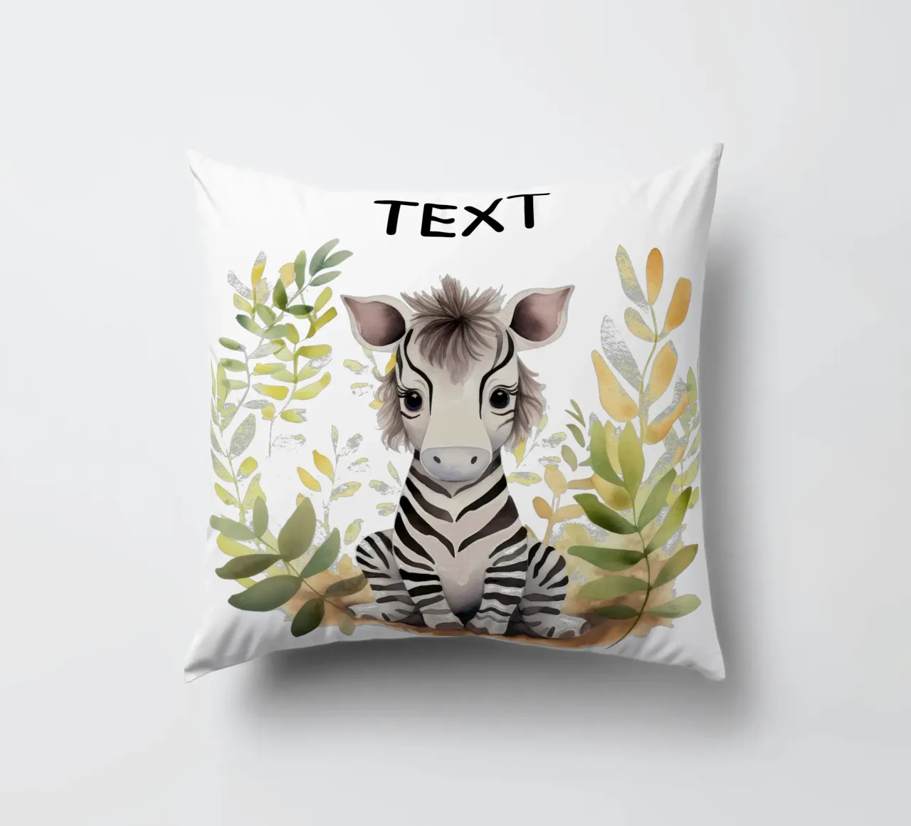Baby zebra cuscino da BABY ART PRINTS