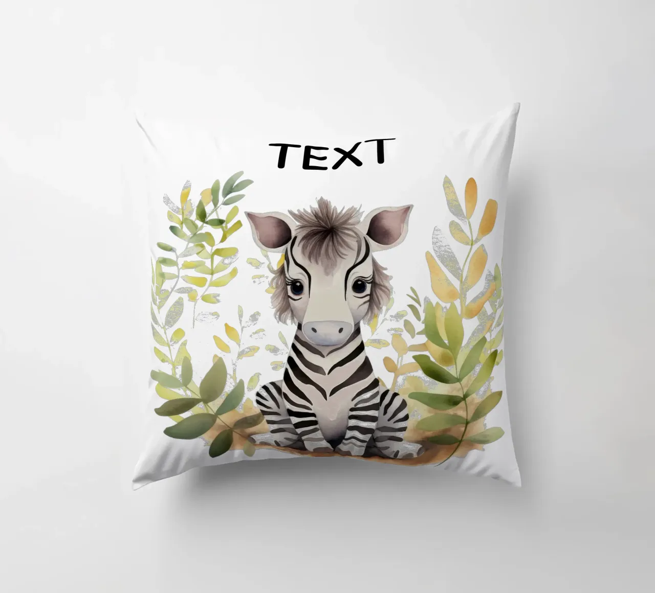 Baby zebra cuscino da BABY ART PRINTS