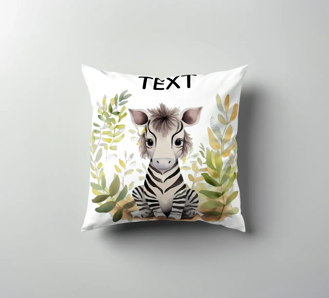 Baby zebra cuscino da BABY ART PRINTS