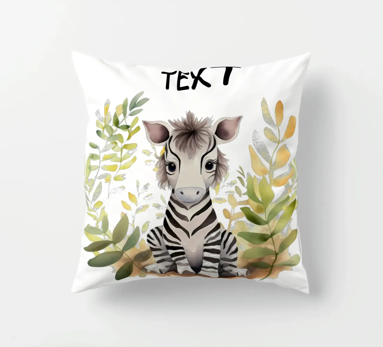 Baby zebra cuscino da BABY ART PRINTS