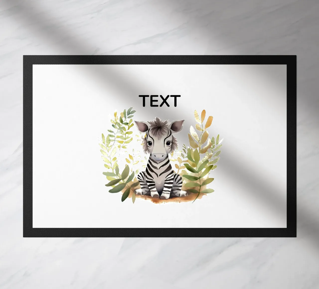 Baby zebra zerbino da BABY ART PRINTS