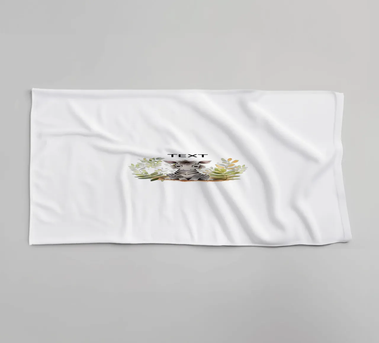 Baby zebra asciugamano da bagno da BABY ART PRINTS