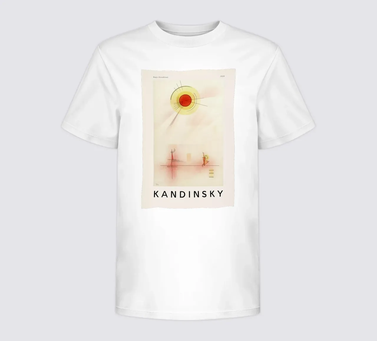 Kandinsky - Rays t-shirt bambini da ARTOTHEK