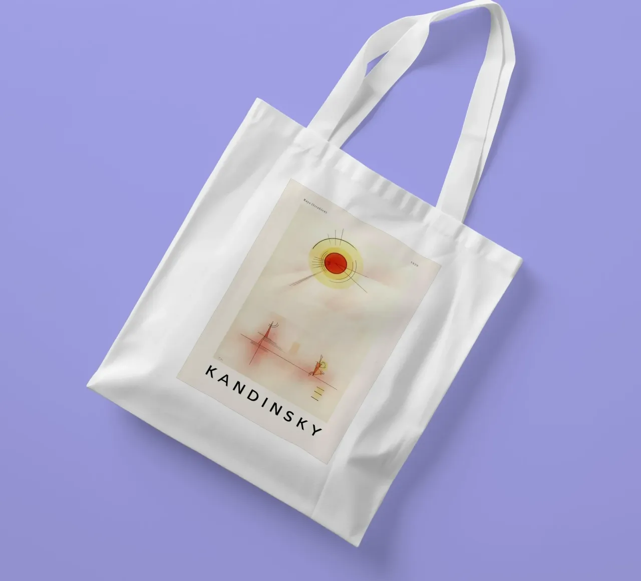Kandinsky - Rays borsa in juta da ARTOTHEK