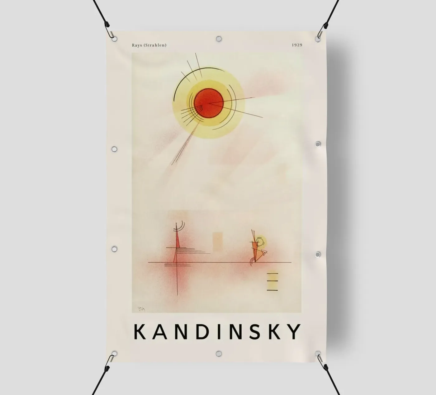 Kandinsky - Rays PVC Plane von ARTOTHEK