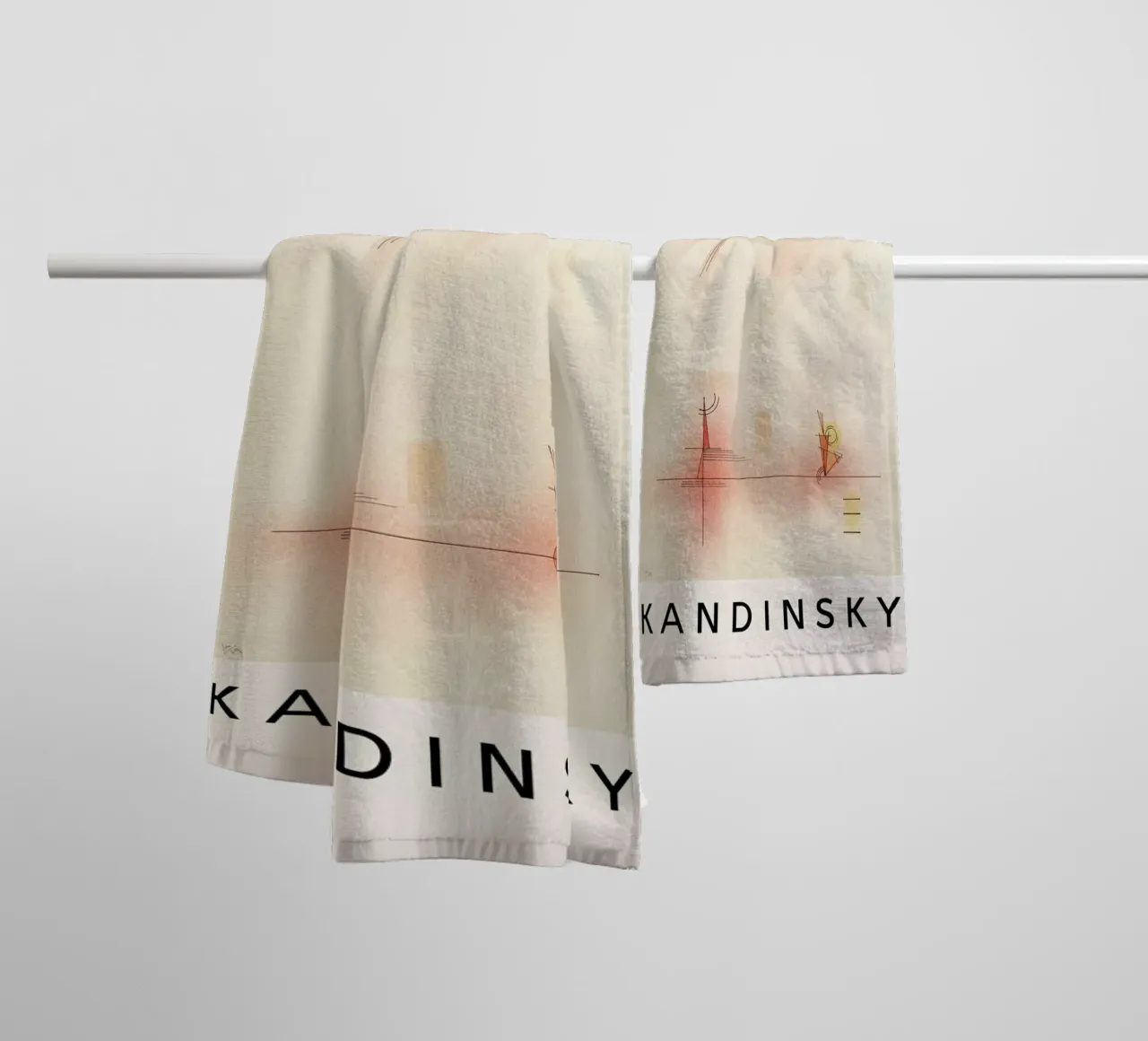 Kandinsky - Rays towel by ARTOTHEK