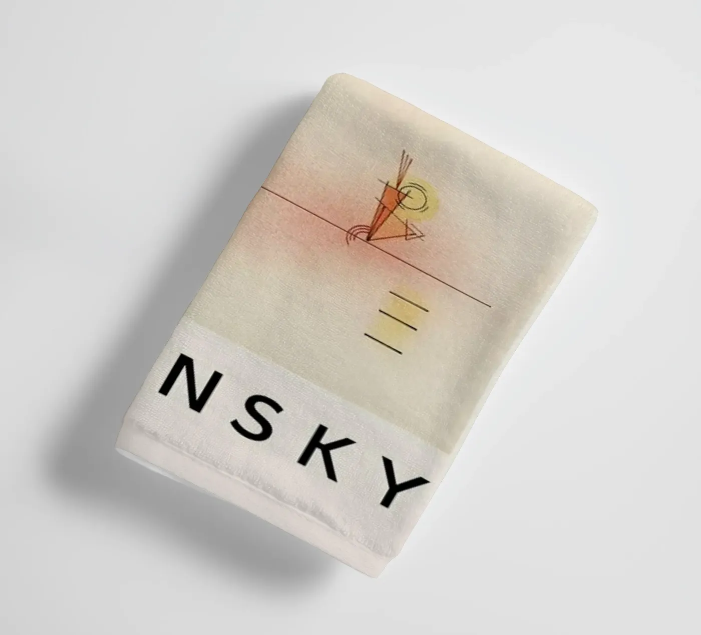 Kandinsky - Rays asciugamano da bagno da ARTOTHEK