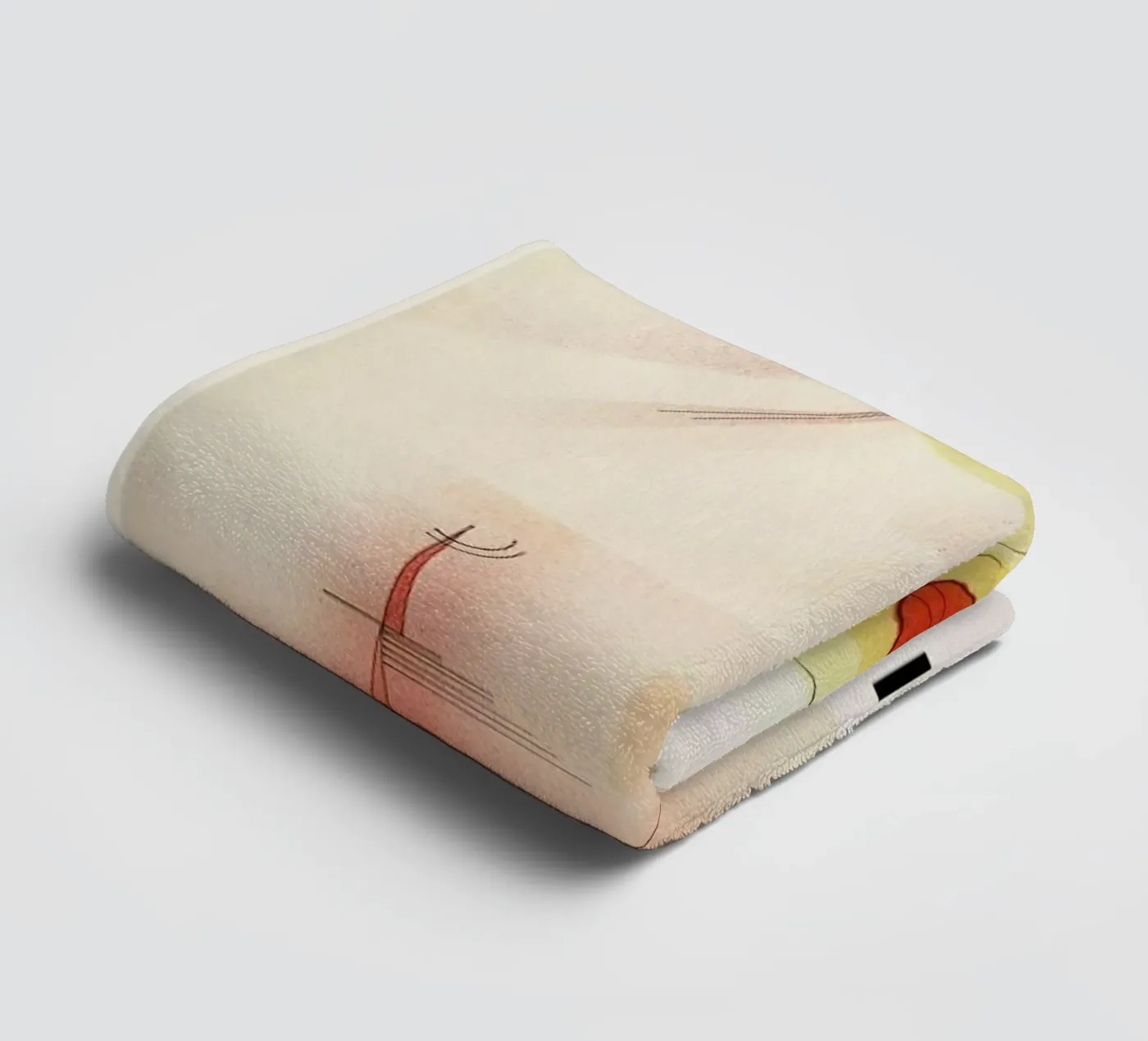 Kandinsky - Rays asciugamano da bagno da ARTOTHEK