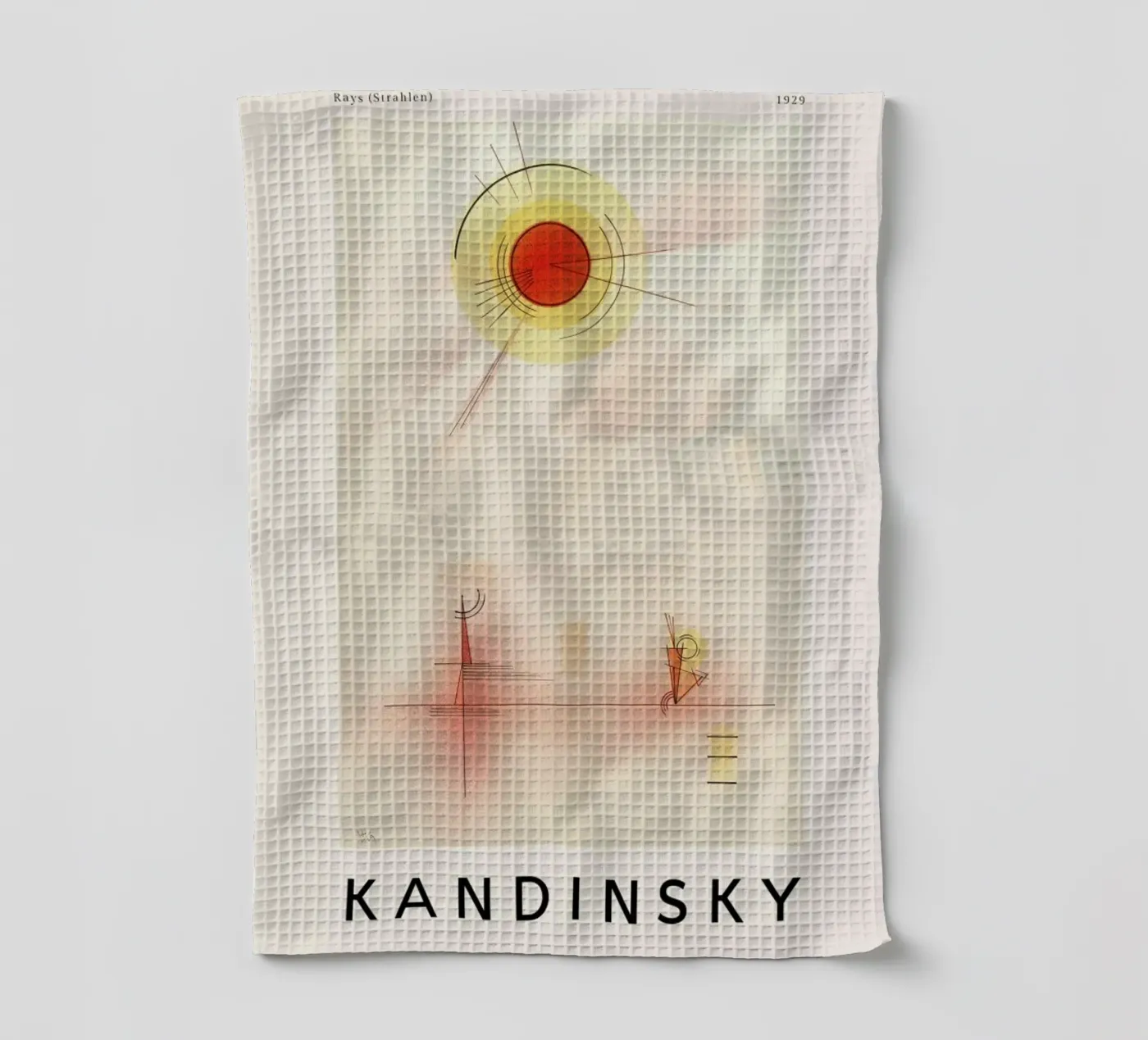 Kandinsky - Rays Geschirrtuch von ARTOTHEK