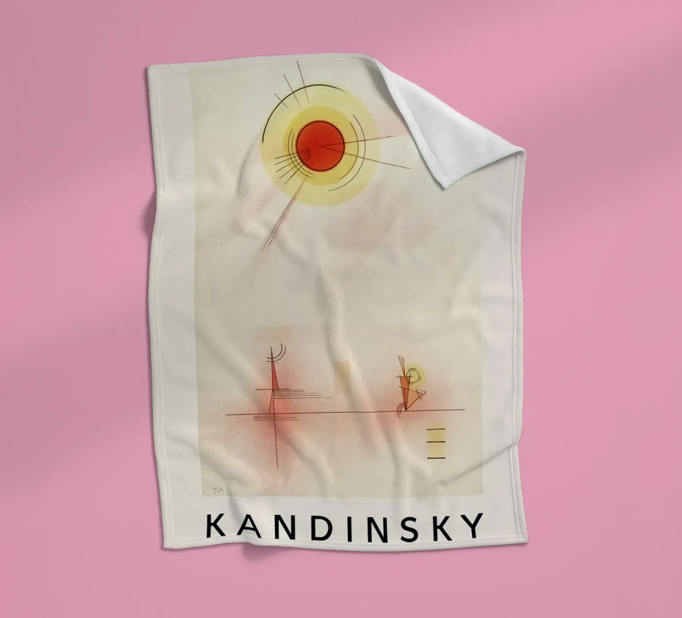 Kandinsky - Rays Fleecedecke von ARTOTHEK