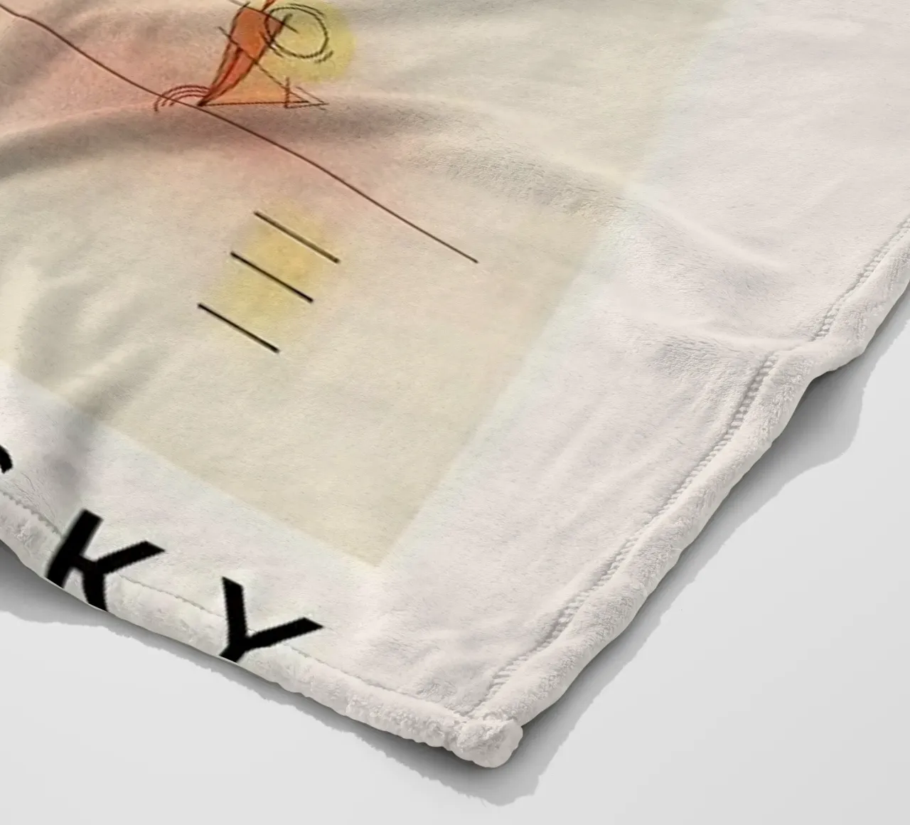 Kandinsky - Rays coperta in pile da ARTOTHEK