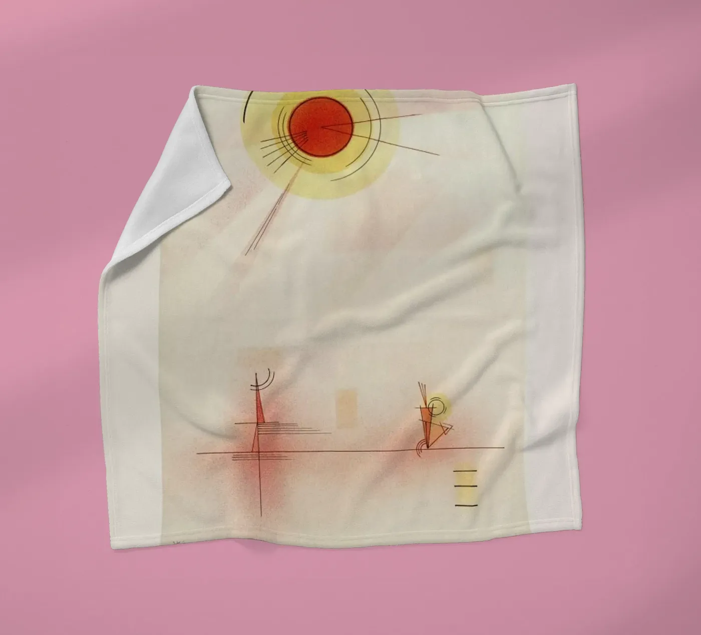 Kandinsky - Rays Fleecedecke von ARTOTHEK