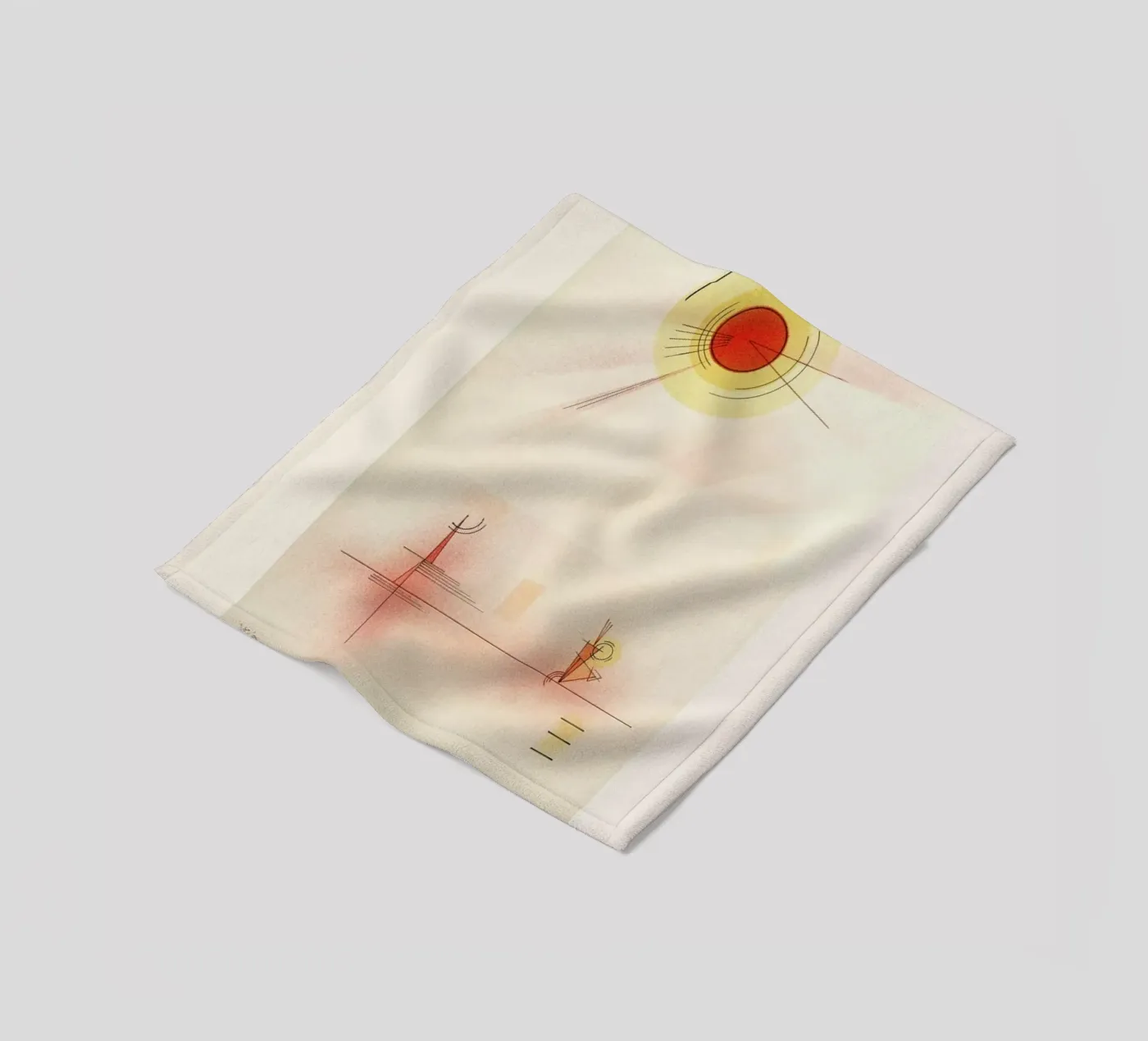 Kandinsky - Rays Fleecedecke von ARTOTHEK