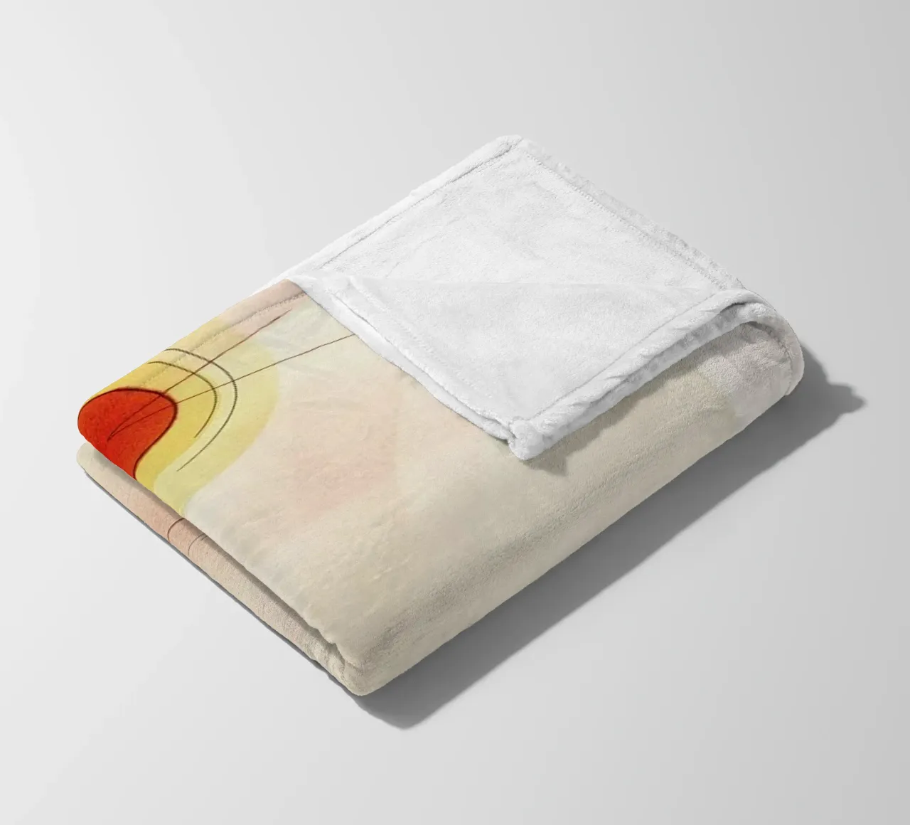 Kandinsky - Rays coperta in pile da ARTOTHEK