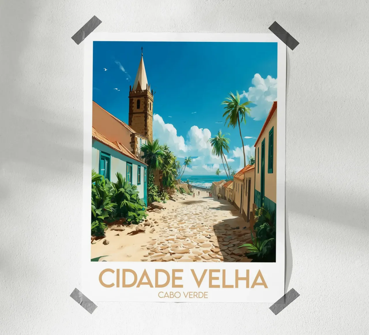 Affiche Città Vecchia poster da Frame the World
