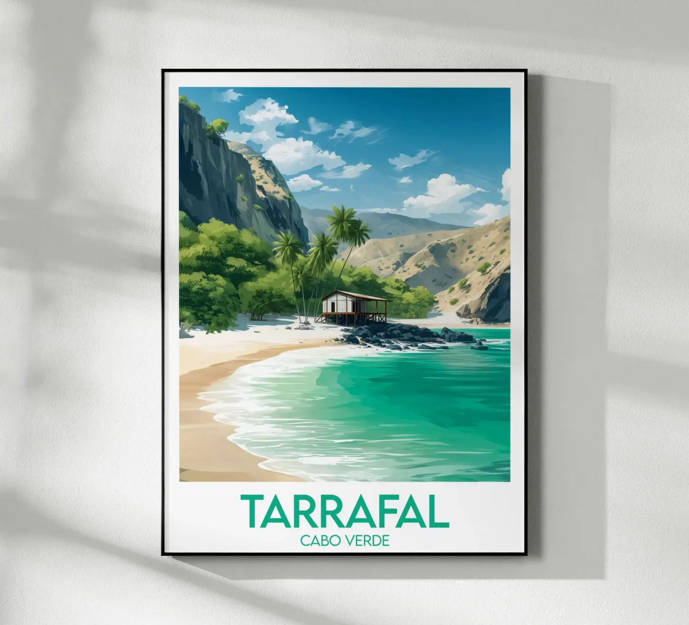 Affiche Tarrafal Cap-Vert plexiglass da Frame the World