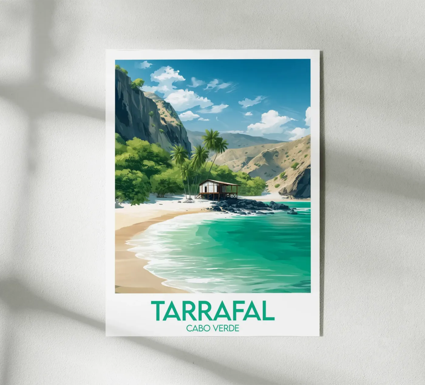 Affiche Tarrafal Cap-Vert plexiglass da Frame the World