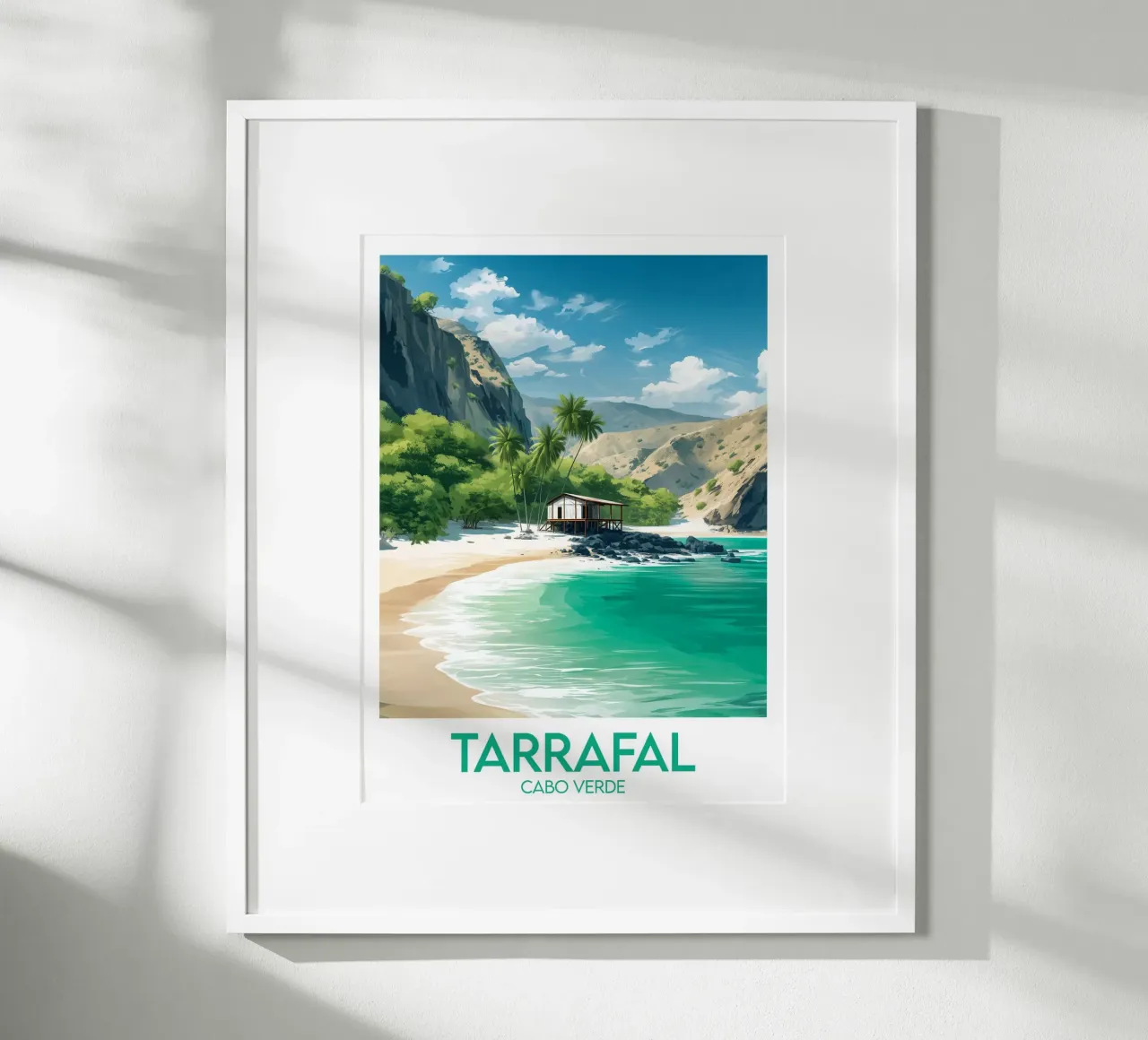 Tarrafal posters poster met kunststof frame van Frame the World