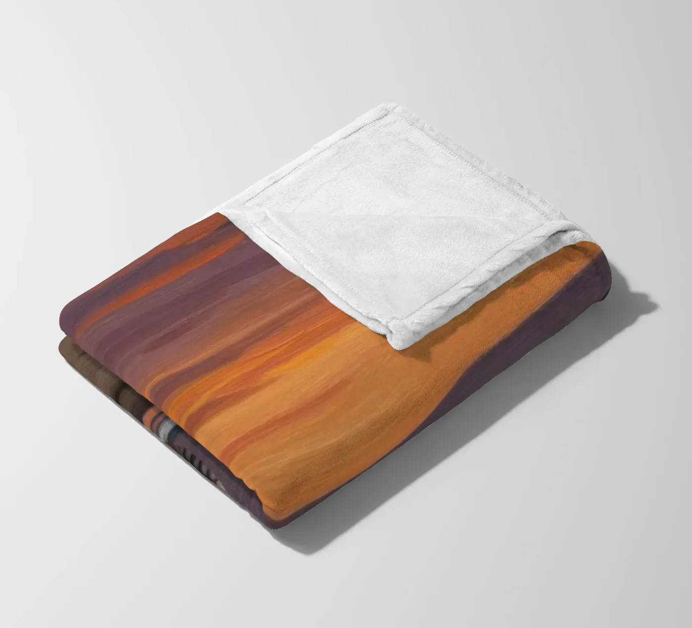 Empty Beach Fleecedecke von Art Center