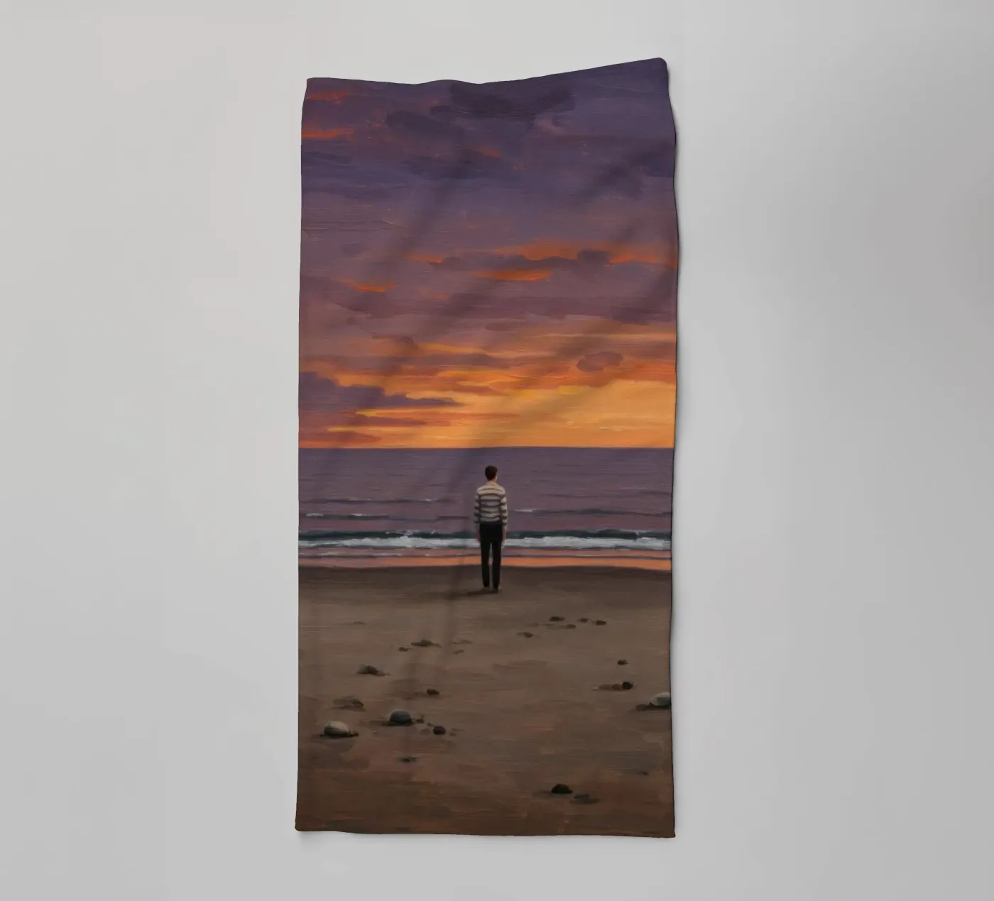 Leerer Strand Handtuch von Art Center