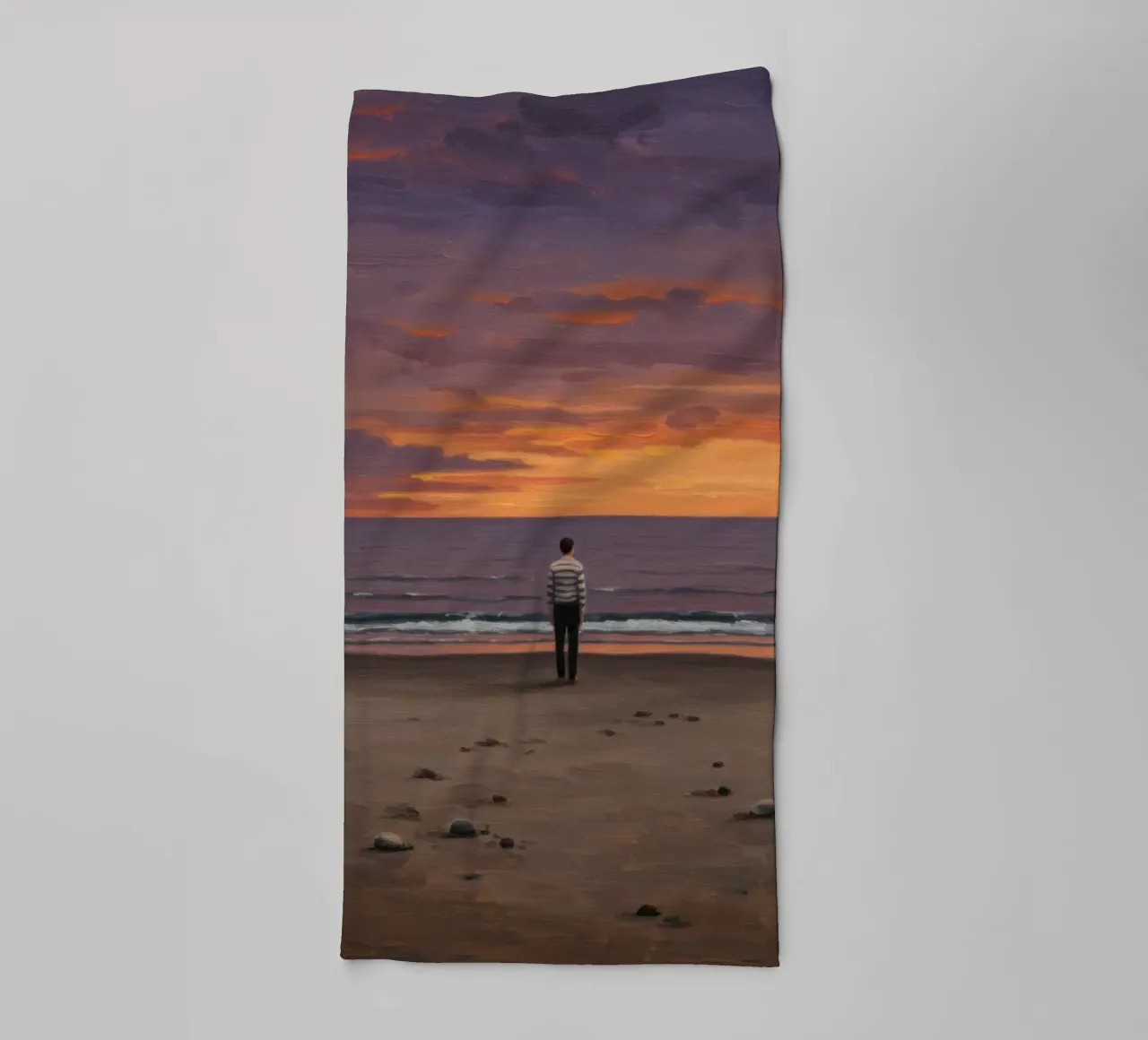 Leeg strand badhanddoek van Art Center