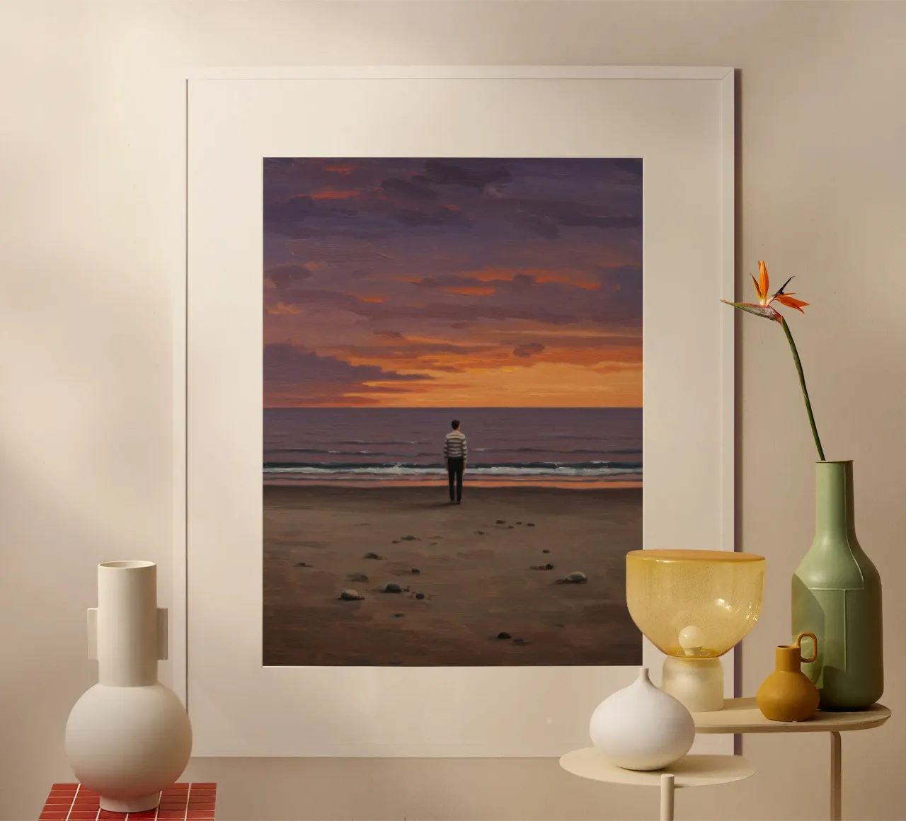 Empty Beach poster by Art Center