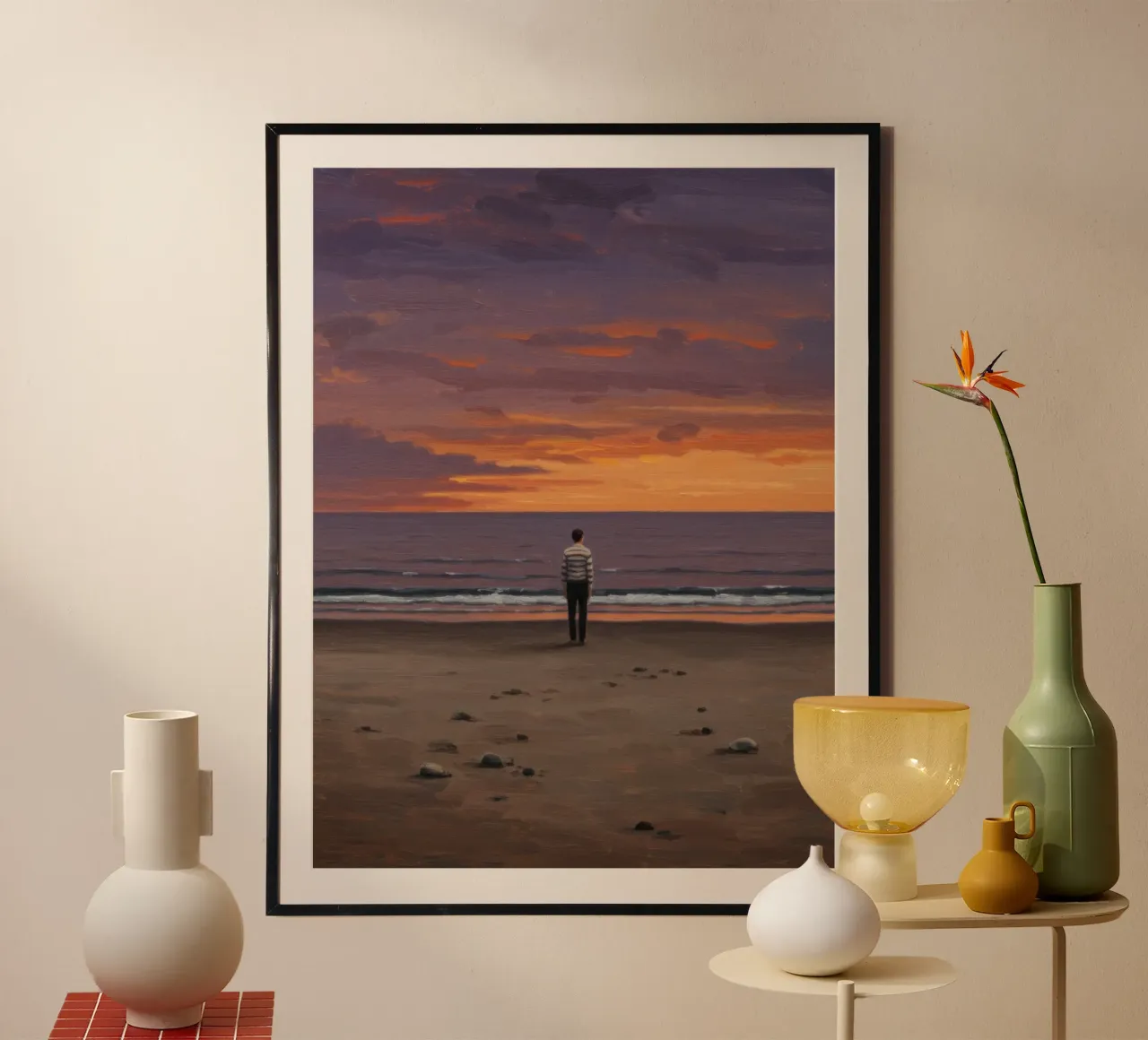 Spiaggia vuota poster da Art Center