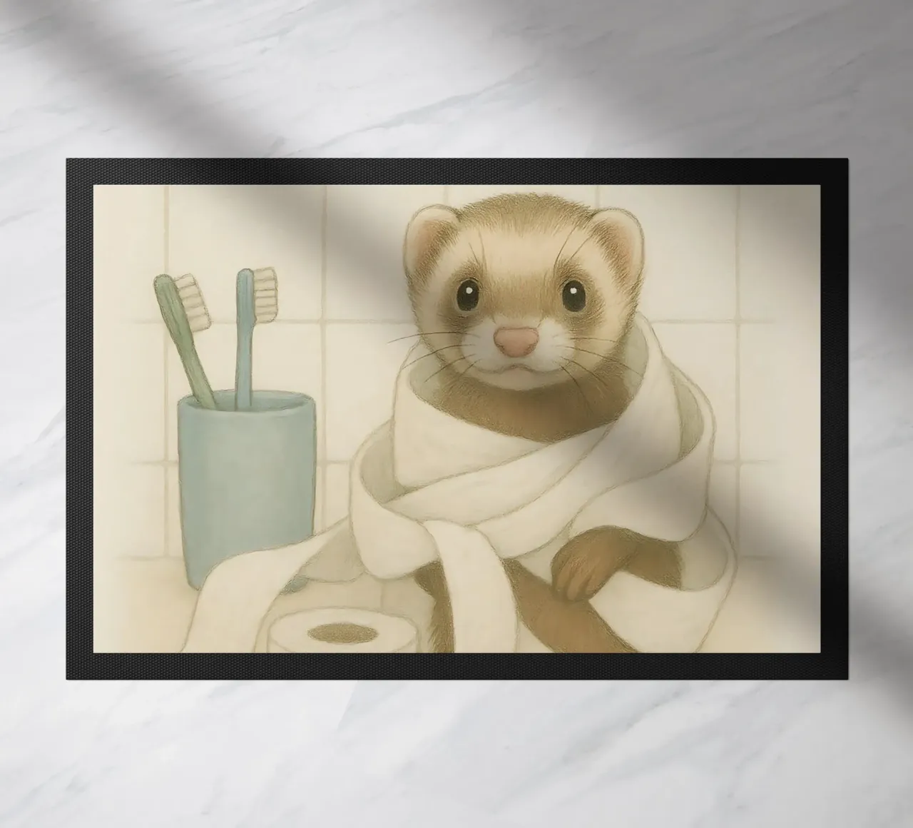 Funny Ferret Meme zerbino da Funny Humor Art
