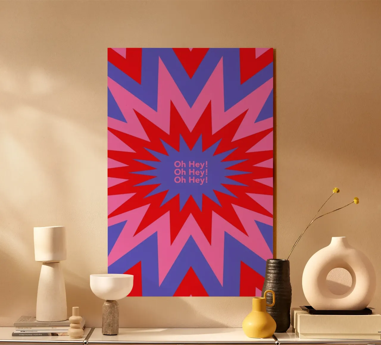 Boom acrylic glass by La Come Di