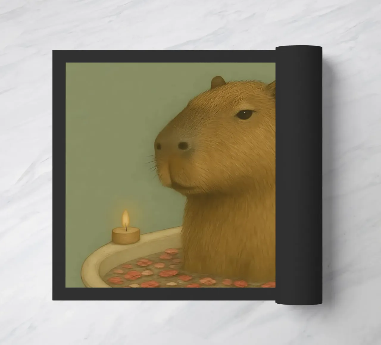 Meme divertente sui capibara zerbino da Funny Humor Art