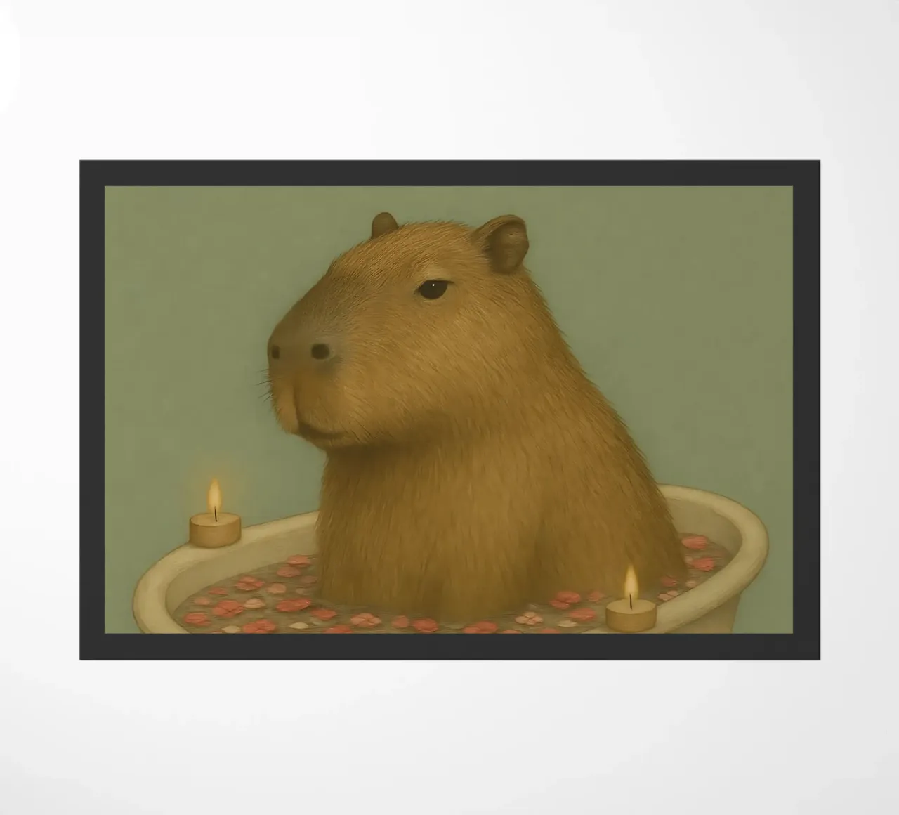 Meme divertente sui capibara zerbino da Funny Humor Art