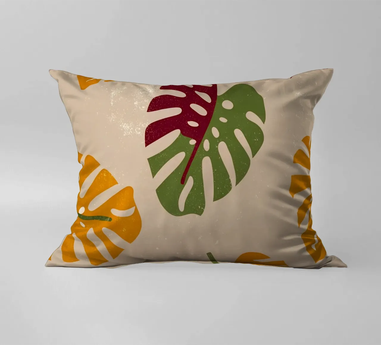 Monstera Retro Pop Flower cuscino da THE LATEST SHOP
