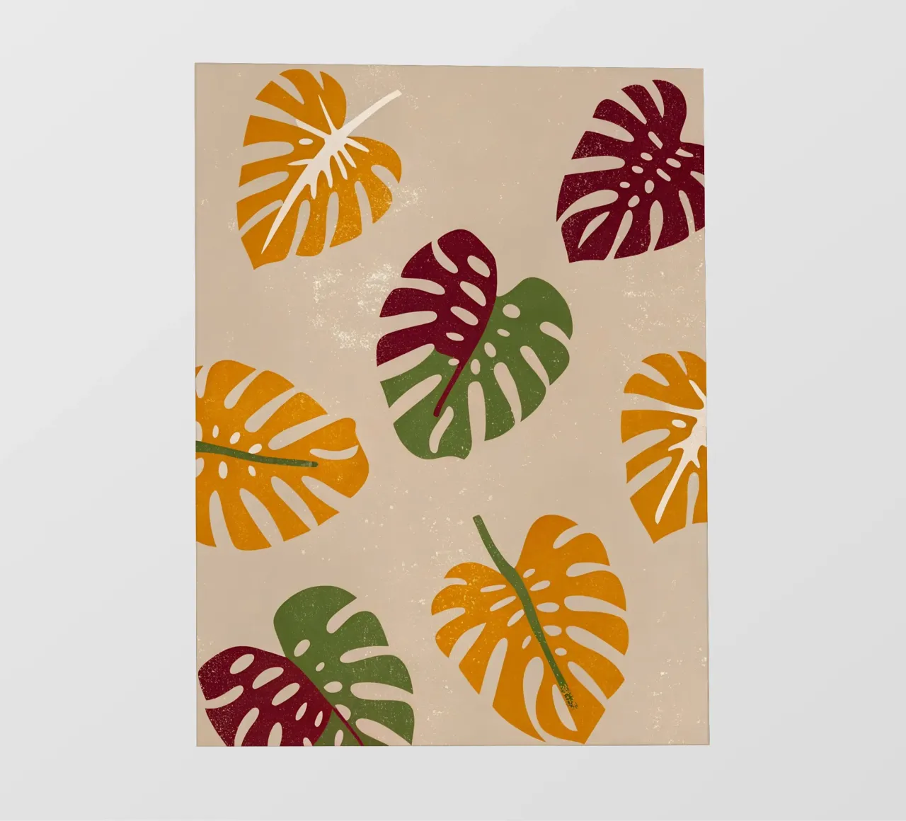 Monstera Retro Pop Flower telo in pvc da THE LATEST SHOP